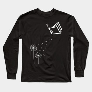 Dandelion Flying Book Long Sleeve T-Shirt